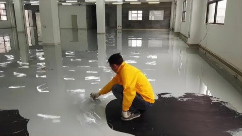 舞钢防腐防静电地坪,防腐防静电自流平地坪